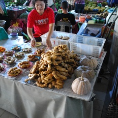 Einheimischer Markt auf Borneo