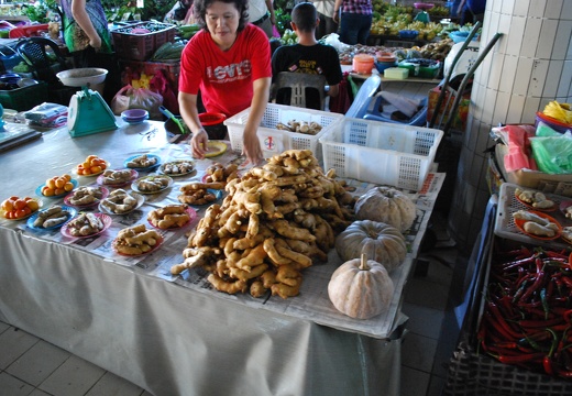 Einheimischer Markt auf Borneo
