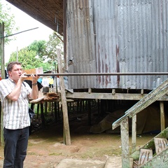 Longhouse Borneo - Jagttechniken der Vergangenheit