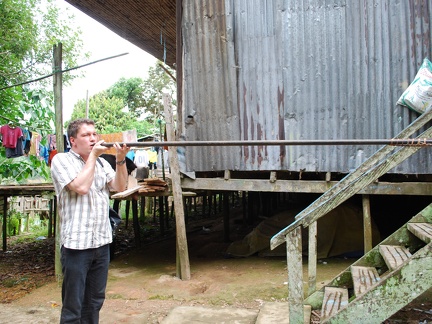 Longhouse Borneo - Jagttechniken der Vergangenheit