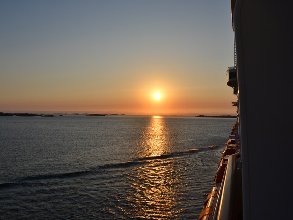 Sonnenuntergang Norwegen Mode MSC