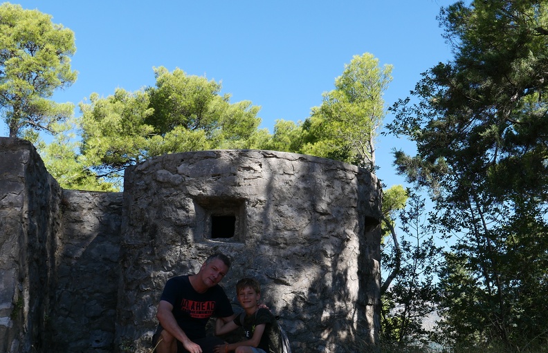 Split - Wanderung, Bunker