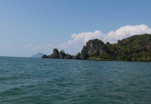 Felsen Südthailand, Nähe Koh Muk