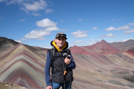 Rainbow Mountain - Postkartenblick - 5020m über 0
