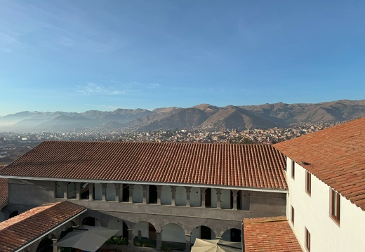 Cusco - Ausblick vom Hotelzimmer